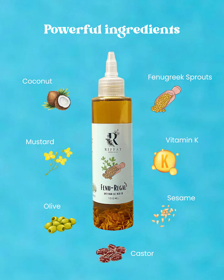 Fenu Regal Infusion Hair Oil - 150ml (Pack Of 2)